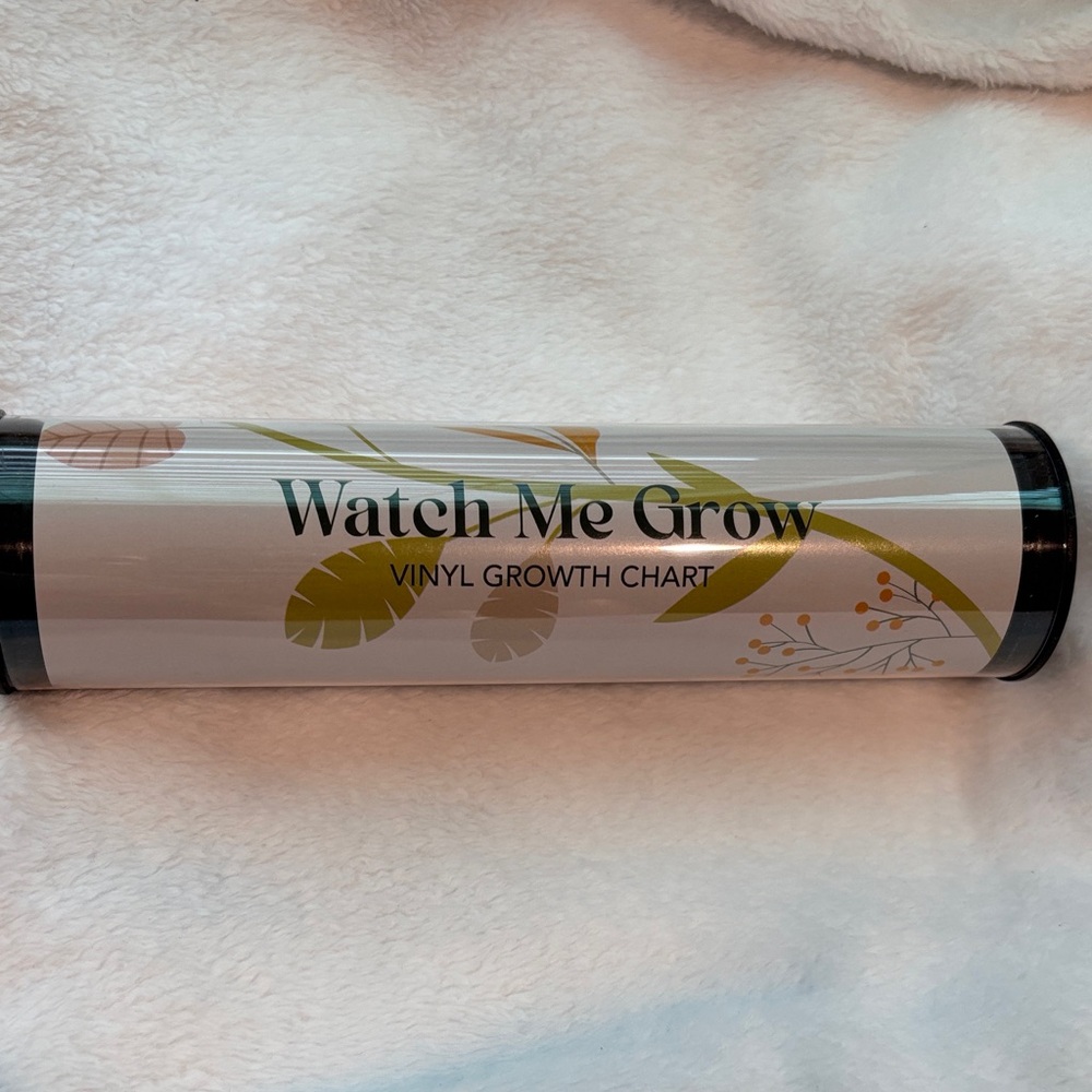 Vinyl Growth Chart - Green and Orange